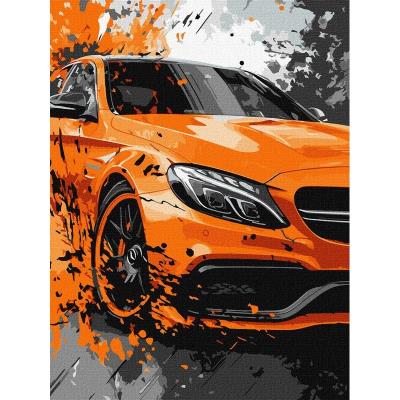 Набір для розпису по номерах "Яскрава міць" 30х40см