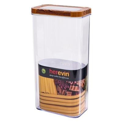 контейнер пл. HEREVIN WOOD Transparent Lid 3 л контейнер пл. HEREVIN WOOD Transparent Lid 3 л