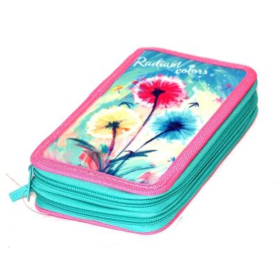 Пенал 2-яр. "Flower" пустий 210/70D PL, 22401С Пенал 2-яр. "Flower" пустий 210/70D PL, 22401С