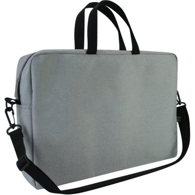 Сумка для документів, текстильна, А4+, сіра