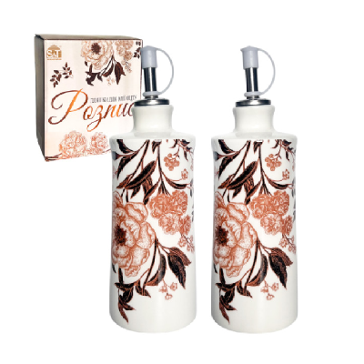 Набір 2пр пляшки для олії/оцту "Розпис 300мл Набір 2пр пляшки для олії/оцту "Розпис 300мл