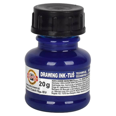 Туш для креслення 20гр.,синя, KIN. 1417007 Туш для креслення 20гр.,синя, KIN. 1417007