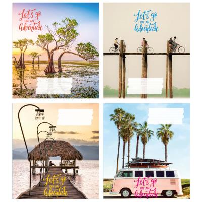 Зошит учнівський повноколірний загальний 48 арк., клітинка. "Пригоди"