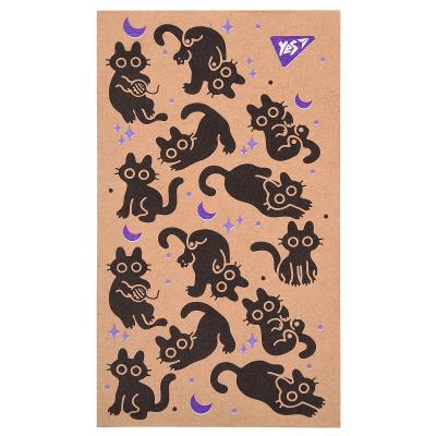 Блокнот А7+/80 кл клей, білила YES Cats крафт