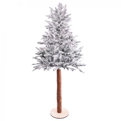 Ялинка Yes! Fun h-1,80 м "Лігурія" лита на дерев'яному стовбурі, засніжена