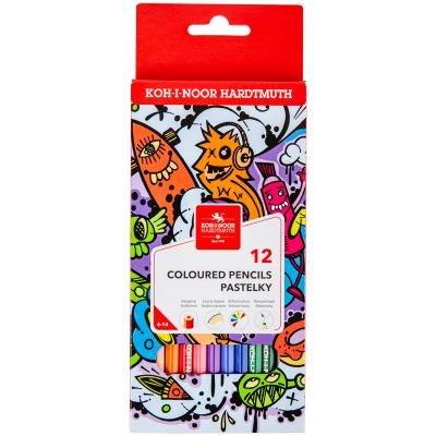 Олівці кольорові TEENAGE, 12 кол. Олівці кольорові TEENAGE, 12 кол.