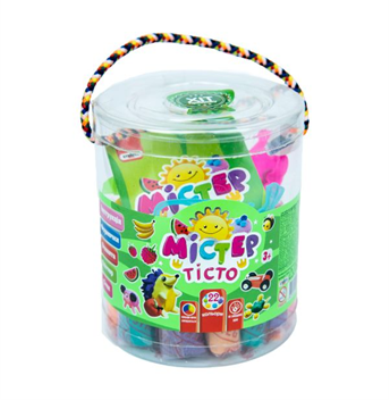 Набір тіста для ліпки 71810 (укр) Містер тісто 22 кольори, у блістері 11*13см Набір тіста для ліпки 71810 (укр) Містер тісто 22 кольори, у блістері 11*13см