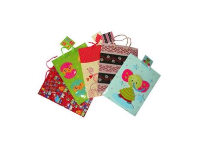 Пакет подарочный 494 M Новогодний 26*32*10см (1/12)