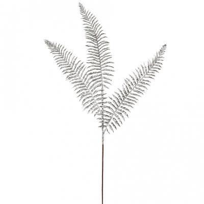 Гілка декоративна Yes! Fun "Папороть" 83см, срібло, гліттер Гілка декоративна Yes! Fun "Папороть" 83см, срібло, гліттер