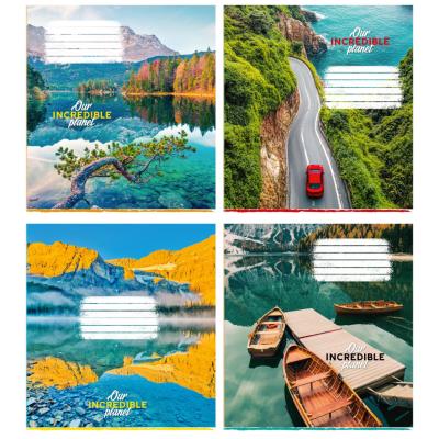 Зошит учнівський повноколірний загальний 36 арк., клітинка. "Наша планета"