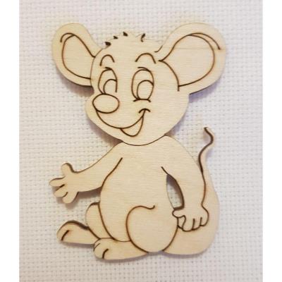 Мишка новорічна (фанера)