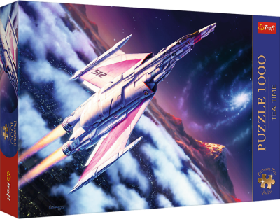 Пазли "Час чаювання" - (1000 елм.) - "Політ у космос"/Trefl