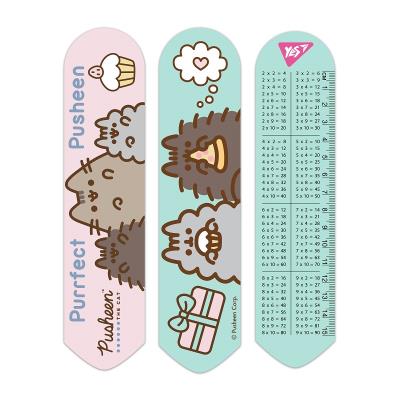 Закладка 2D Yes "Pusheen", рожево-зелений