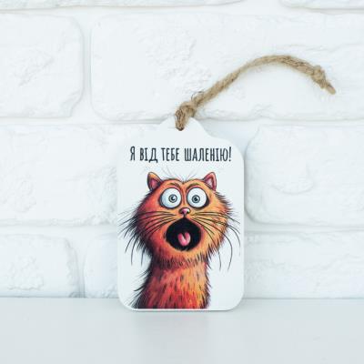 lfd0121 Листівка "Я від тебе шаленію"