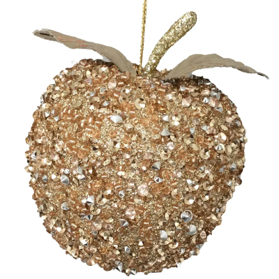 Прикраса декоративна Yes! Fun "Яблуко", 10см, золоте