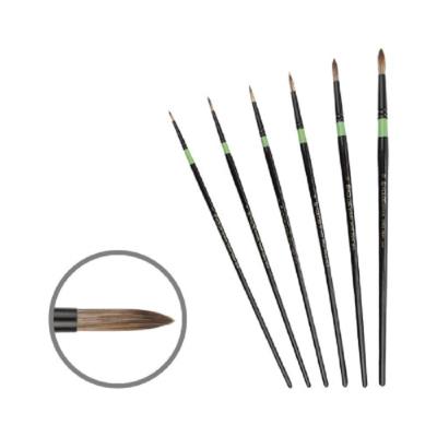 Синтетика кругла, Green stripe 1019, № 2, д.р. пензель KOLOS (1)