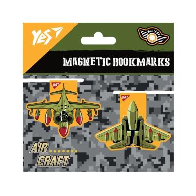 Закладки магнітні Yes "Military", 2шт