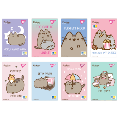 Блокнот YES А7/48 кл клей YES Pusheen