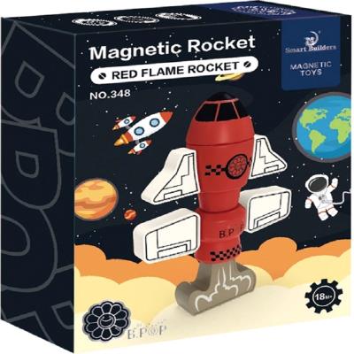 Конструктор магнітний ракета 348, 8 дет. Конструктор магнітний ракета 348, 8 дет.