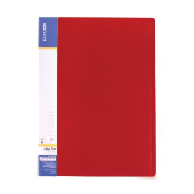 Папка А4 с боков.прижим.быст.пл.CLIP В Light, красная Папка А4 с боков.прижим.быст.пл.CLIP В Light, красная