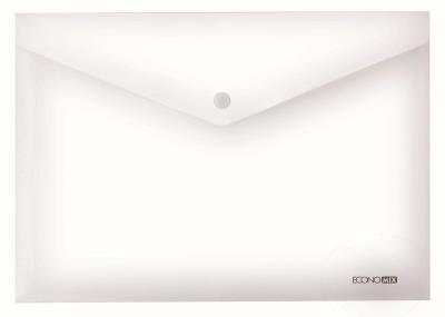 Папка-конверт прозора А4 на кнопці Economix, 180 мкм, фактура "глянець", прозора (12/120) Папка-конверт прозора А4 на кнопці Economix, 180 мкм, фактура "глянець", прозора (12/120)