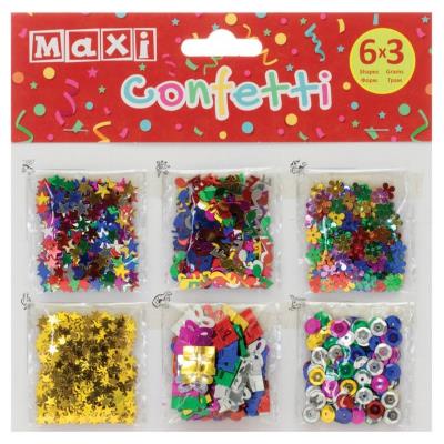 Набір для декорування "Конфеті: асорті", 6 видів по 3г Набір для декорування "Конфеті: асорті", 6 видів по 3г