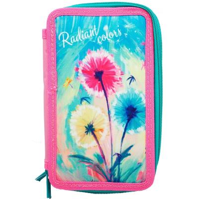 Пенал 3-й яр. "Flower" пустой 210/70D PL, 22601С Пенал 3-й яр. "Flower" пустой 210/70D PL, 22601С