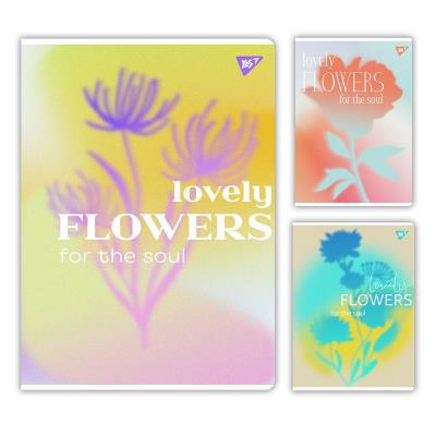 Зошит для записів YES А4/48 кл. Lovely flowers гібрид Зошит для записів YES А4/48 кл. Lovely flowers гібрид