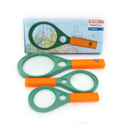 Лупа 2 лінзи d-60мм + d-15мм, пластик.оправа 1шт/етик 7816-60MM