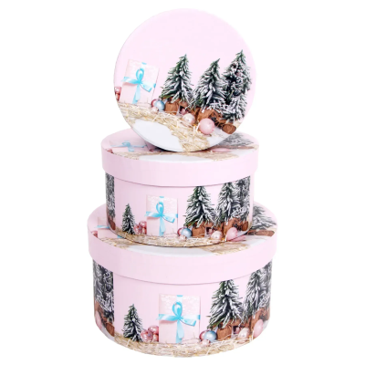 Подарункова коробка кругла 27032117 №2