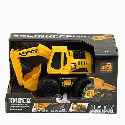 Машина арт. 210-122C (96шт/2) будтехніка,батар.,свiтло,звук,у короб.19,5*11,5*10см