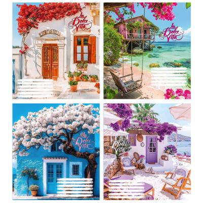 Зошит учнівський повноколірний 18 арк., клітинка. "Відпочинок"