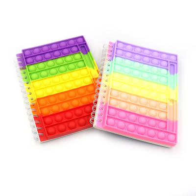 Блокнот на спіралі "Райдуга POP-IT" 21*15см, P80 70g mix2, 1шт/етик.