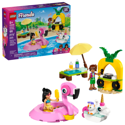 Конструктор LEGO Friends Вечірка єдинорога та фламінго біля басейну