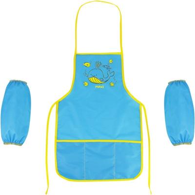 Фартух з нарукавниками, 49*30 см, блакитний