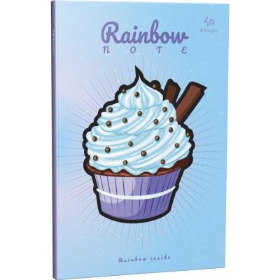 Блокнот TM Profiplan Artbook Rainbow "Cake", blue, A5, 96 страниц