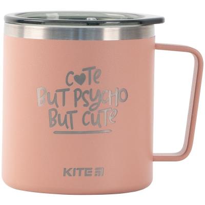 Термокружка 400 мл, пудра, K22-379-03 Термокружка 400 мл, пудра, K22-379-03