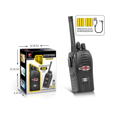 Рацiя арт. JQ220-6C5 (48шт/2) акум.,дальність 200м,у короб.22,4*16,9*4,2см