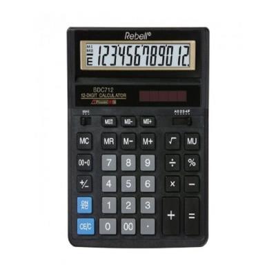  Калькулятор Rebell BDC-712 GL BX, бухгалтерський, 12 р. 