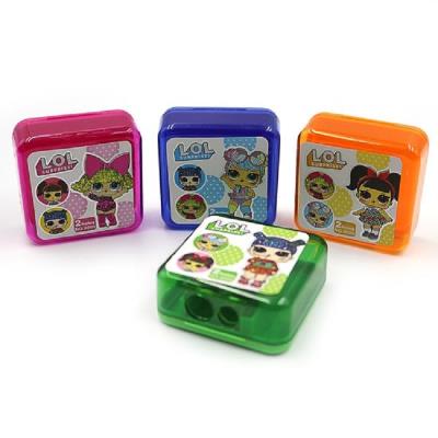 Точилка детская, пластиковая, двойная Т1549 Точилка детская, пластиковая, двойная Т1549