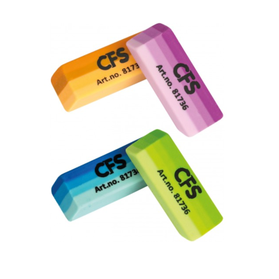 Гумка для олівця Gradient 40*15*8 мм, асорті Гумка для олівця Gradient 40*15*8 мм, асорті