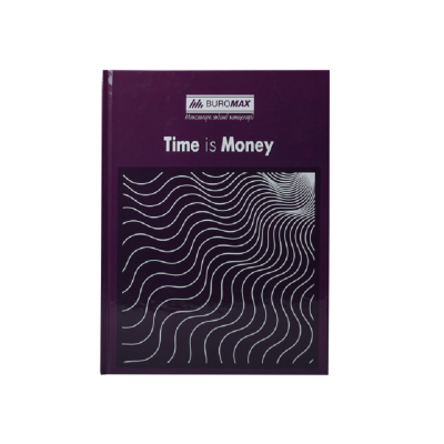 Книга обліку "TIME IS MONEY" 96 аркушів, клітинка, офсет, (тверда ламінована обкладинка), А4, фіолетовий (1/8) Книга обліку "TIME IS MONEY" 96 аркушів, клітинка, офсет, (тверда ламінована обкладинка), А4, фіолетовий (1/8)