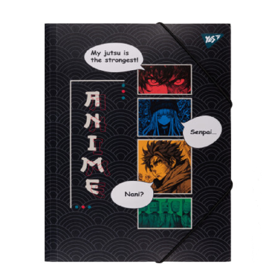 Папка Yes A4 на гумці "Anime" Папка Yes A4 на гумці "Anime"