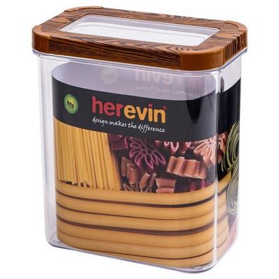 Контейнер пл. HEREVIN WOOD Transparent Lid 1.8 л Контейнер пл. HEREVIN WOOD Transparent Lid 1.8 л