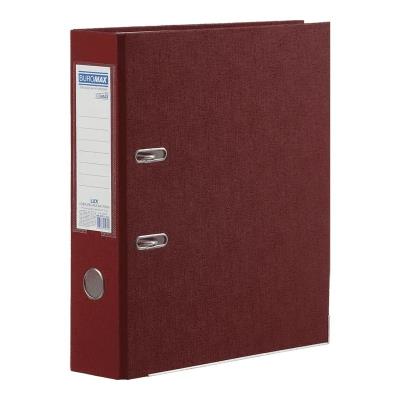 Регистратор одност. JOBMAX А4, 70мм, бордовый, сборный