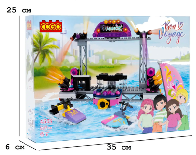 Конструктор "Дівчатка" (297 елм.) Концерт / COGO