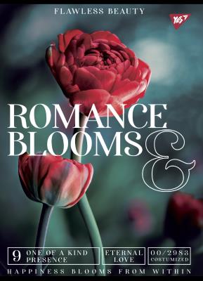 Зошит для записів Yes Romance blooms А4 48 аркушів клітинка