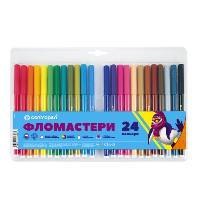 Фломастеры 7550/24 ТП, набор 24 шт