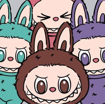 Набір для розпису по номерах для дітей "Команда Лабубу" 25х25см