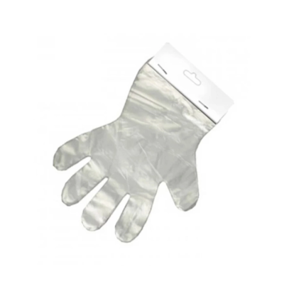 Перчатка п/е одноразова (100шт)